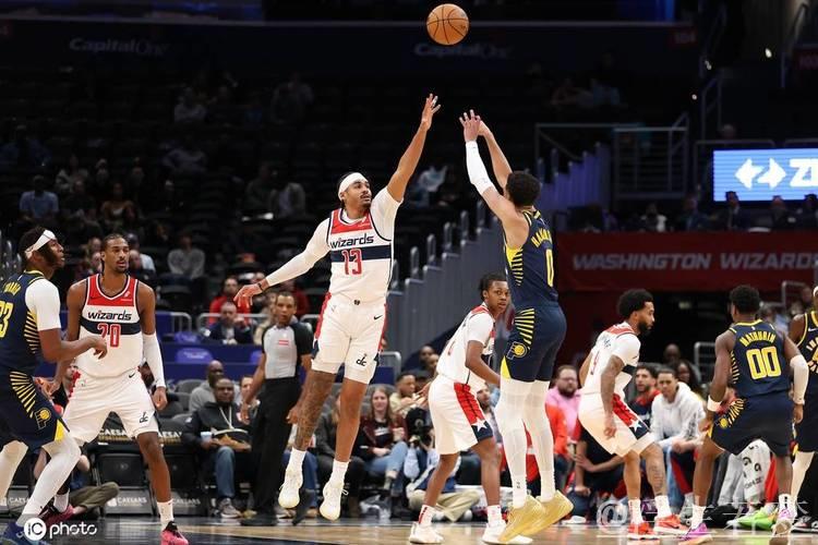 哈利伯顿29+6萨尔22+7 步行者大胜奇才53分 哈利伯顿29+6萨尔22+7 步行者大胜奇才53分